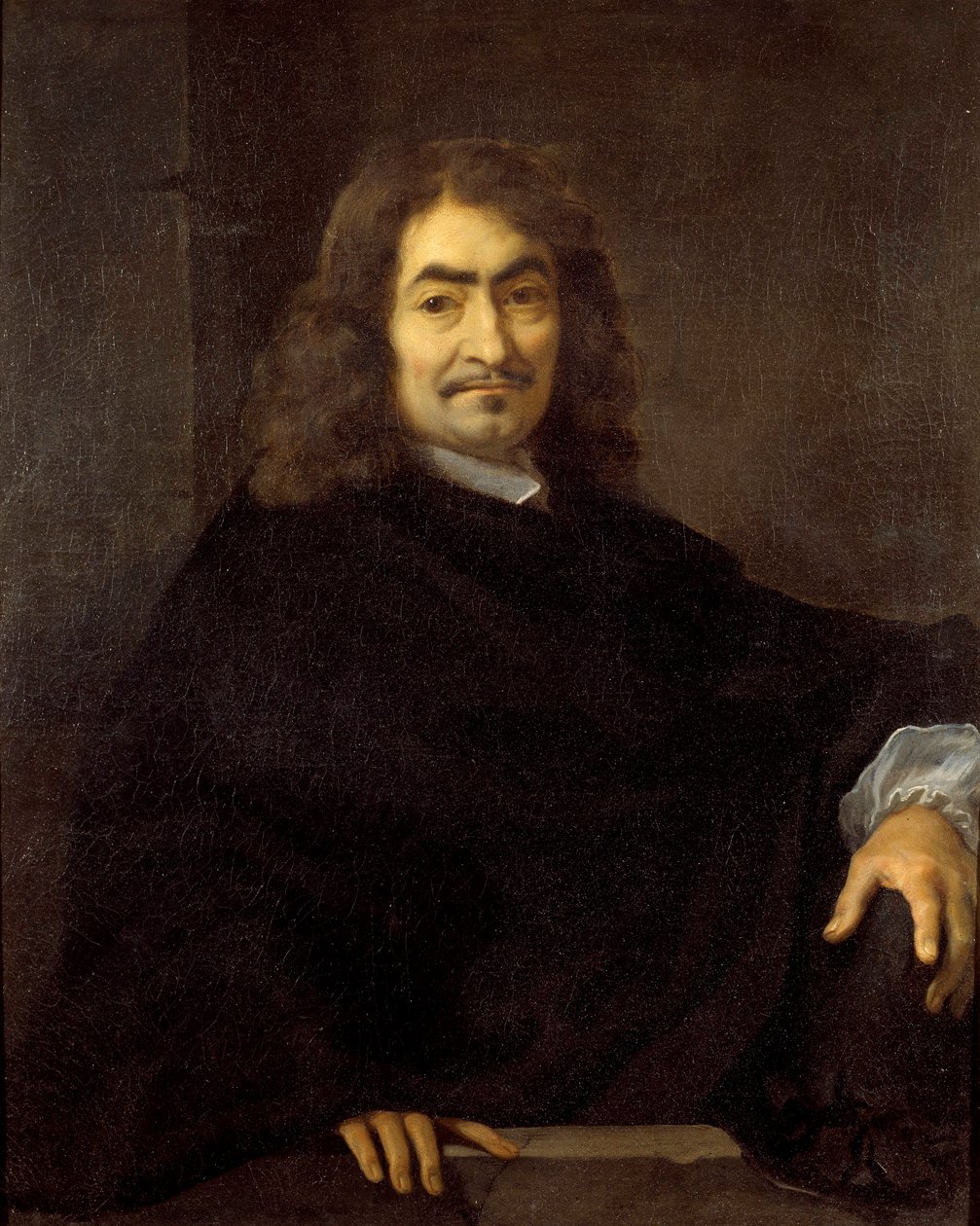 Presumed Portrait of the Philosopher Rene Descartes by Sébastien Bourdon