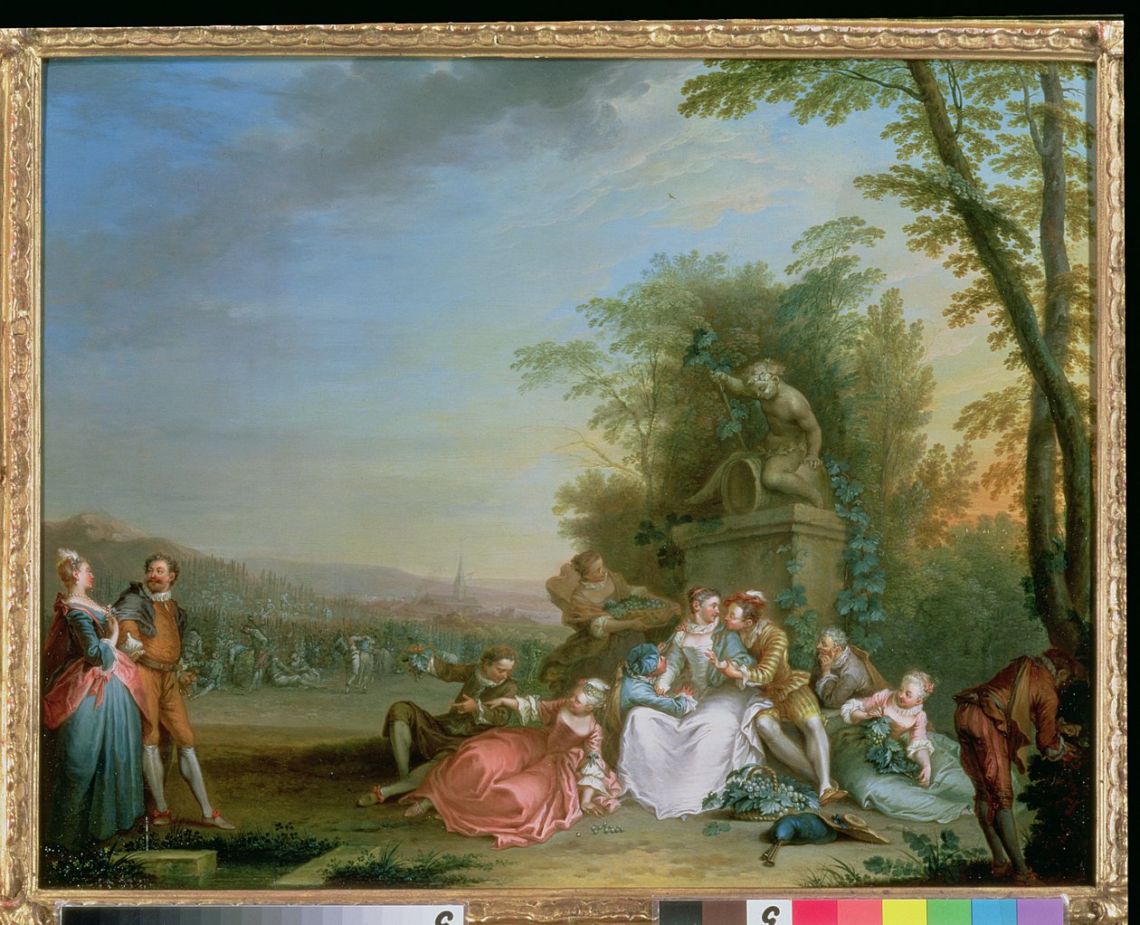 The Grape Harvest by Sebastien II Le Clerc