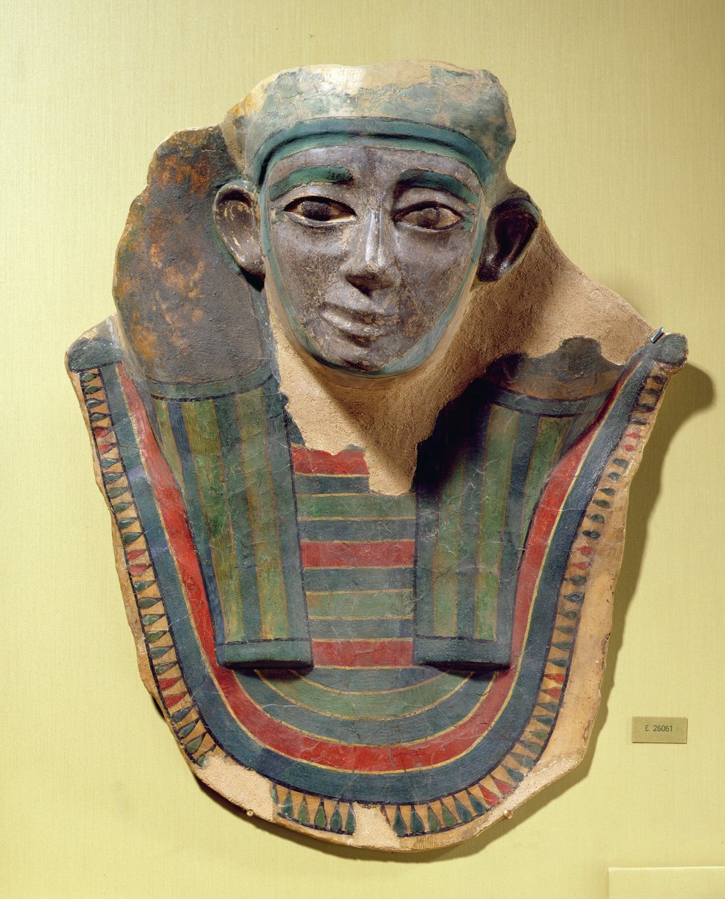 Mummy Mask, from Mirgissa by Second Intermediate Period Egyptian