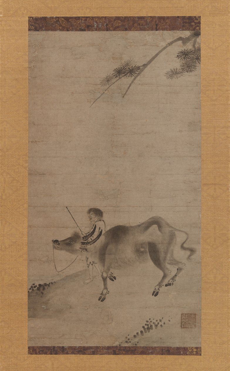 Oxherding, first half of the 15th century by Sekkyakushi