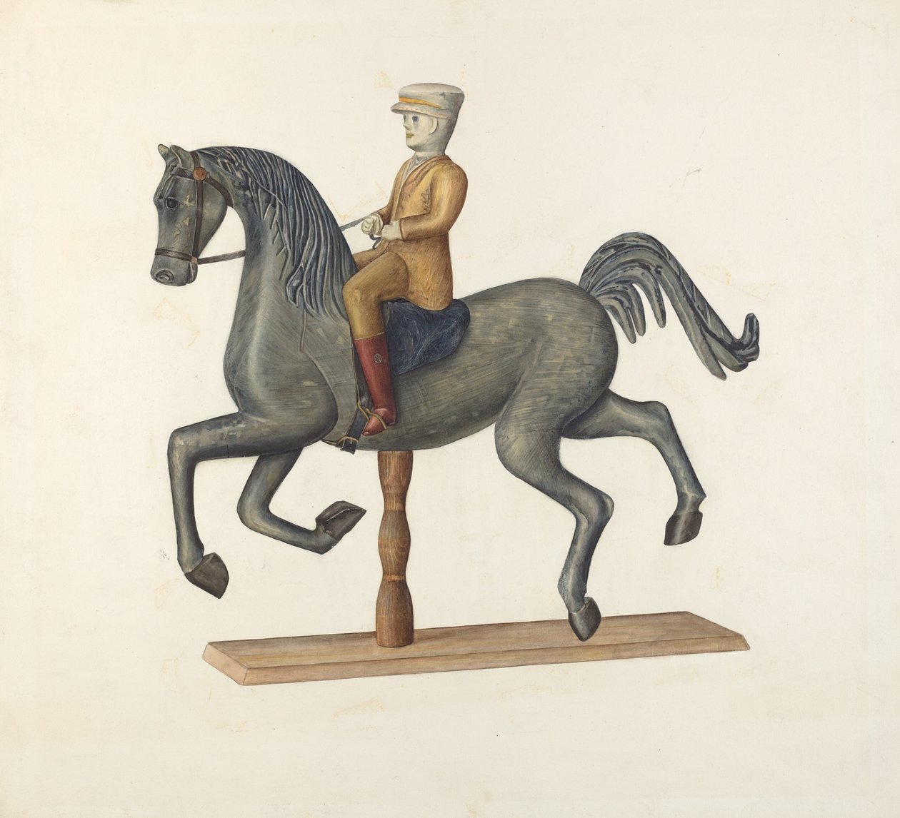 Horse with Rider by Selma Sandler
