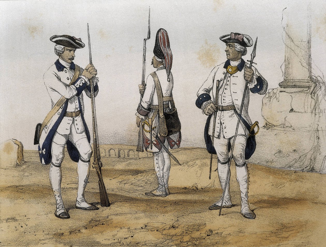 Line Infantrymen during the reign of Charles III of Spain by Serafin Maria Earl of Clonard De Sotto