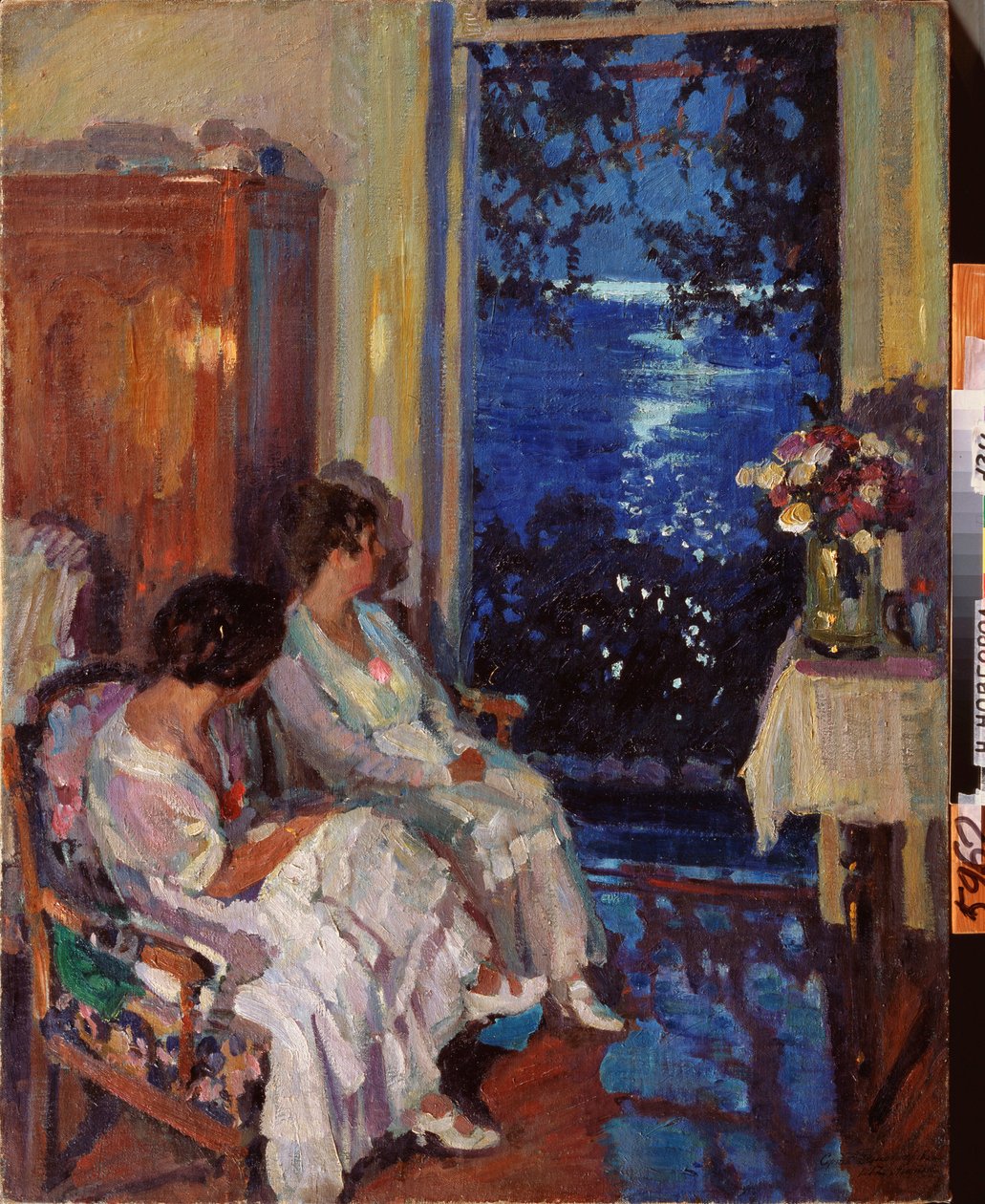 Alupka (Ukraine). Painting by Sergei Arsenyevich Vinogradov by Sergei Arsenevich Vinogradov