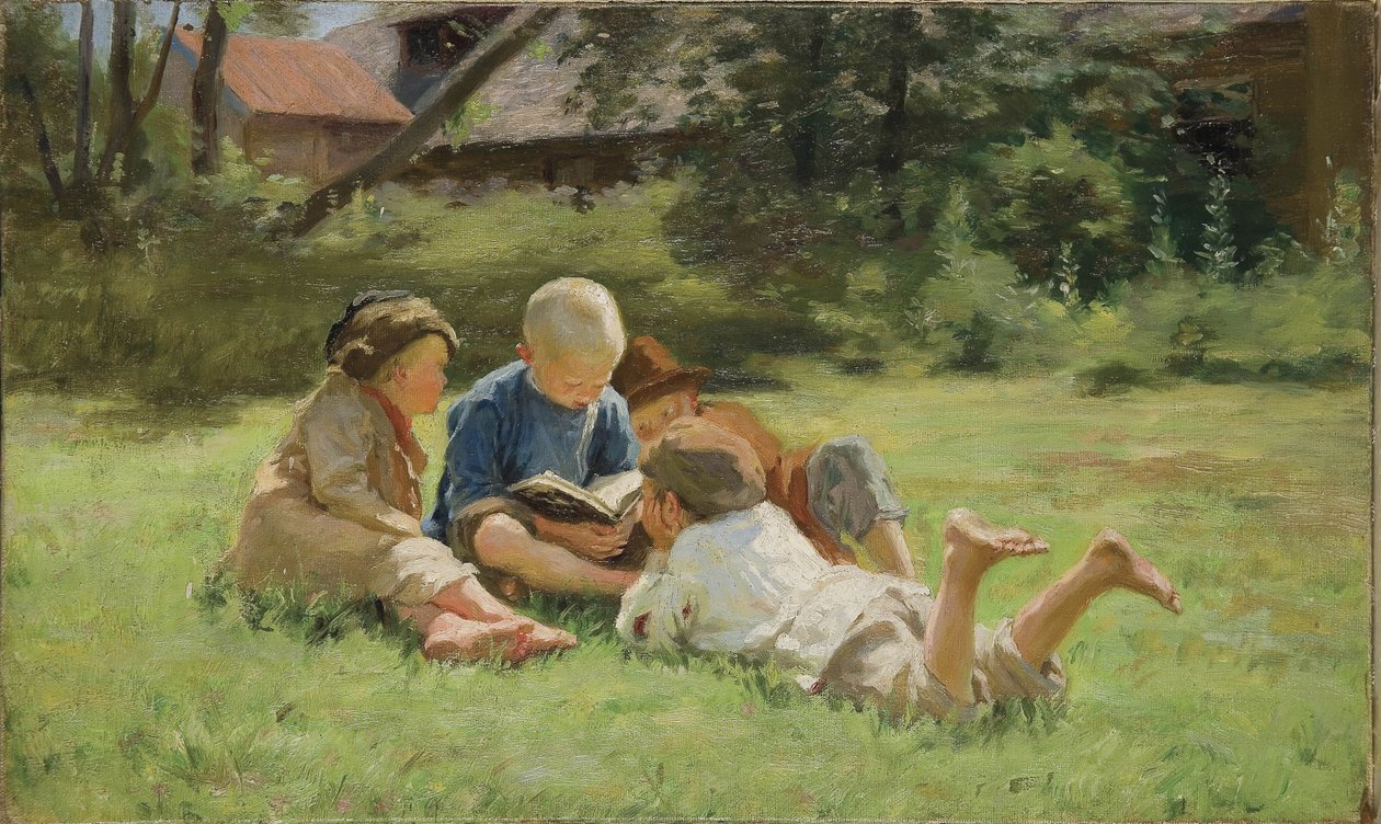 Children by Sergei Arsenevich Vinogradov