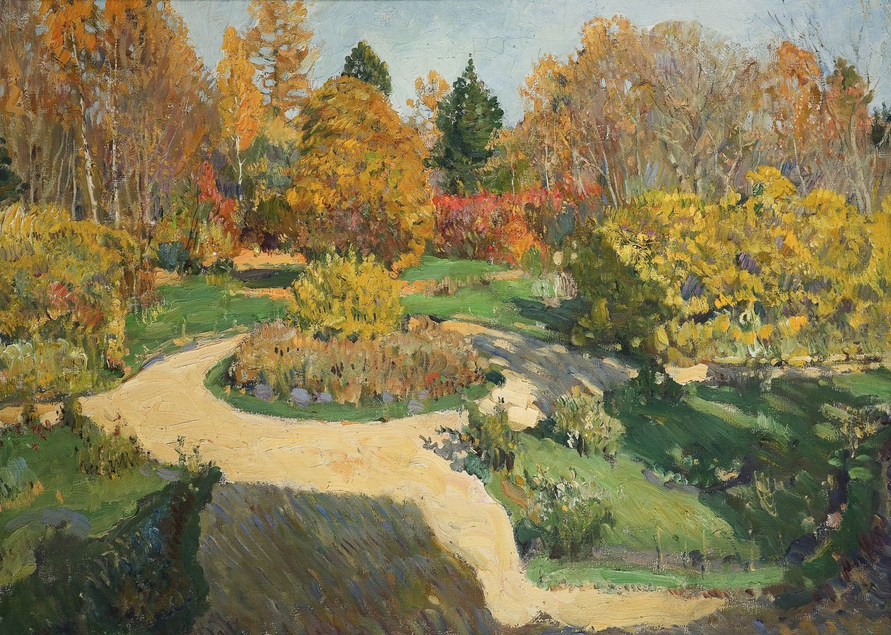 The Garden in Autumn, 1910 by Sergei Arsenevich Vinogradov