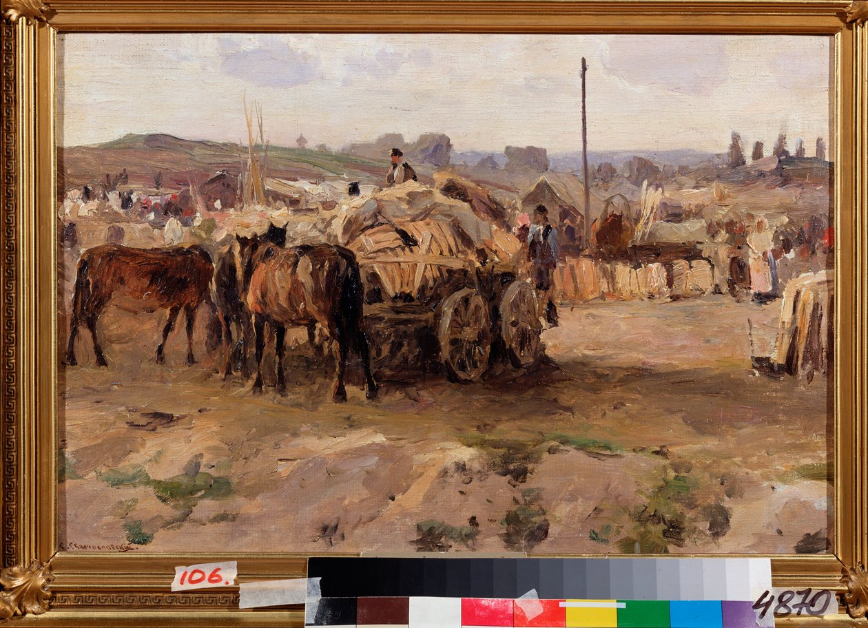A Fair by Sergei Ivanovich Svetoslavsky