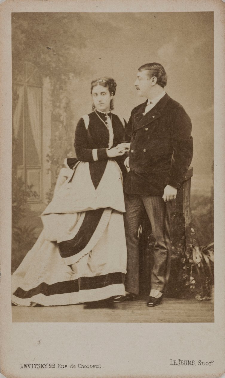 Paul Pavlovich Demidoff, 2nd Prince of San Donato, with His Wife, Maria, 1863 by Sergei Lvovich Levitsky