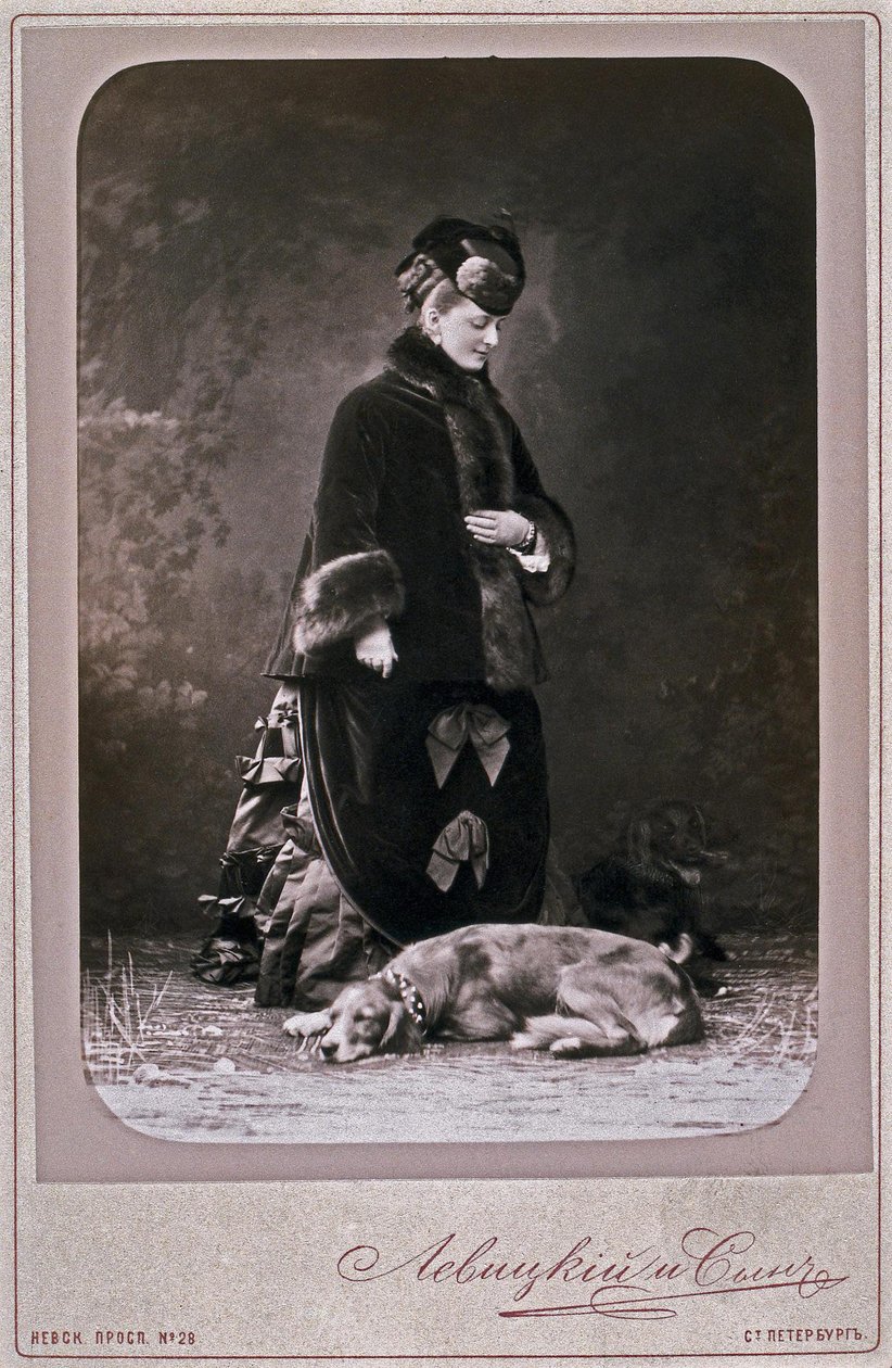 Princess Ekaterina Mikhailovna Dolgorukova 1847-1922, 1870s by Sergei Lvovich Levitsky