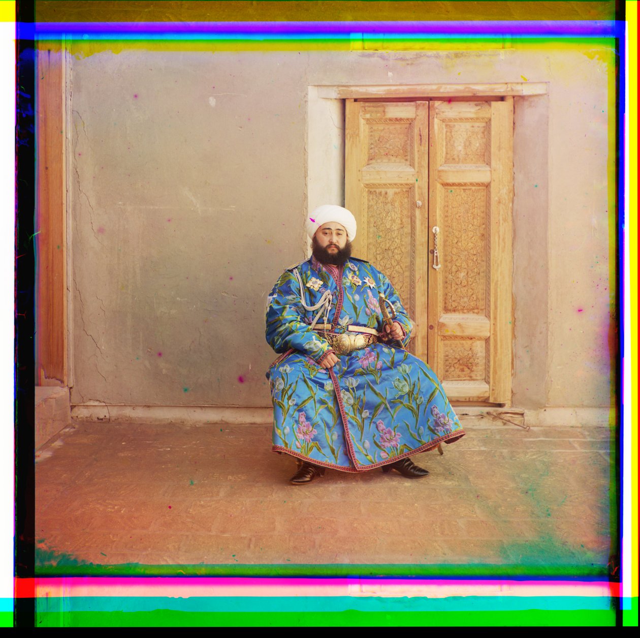 Emir of Bukhara by Sergei Mikhailovich Prokudin Gorskii
