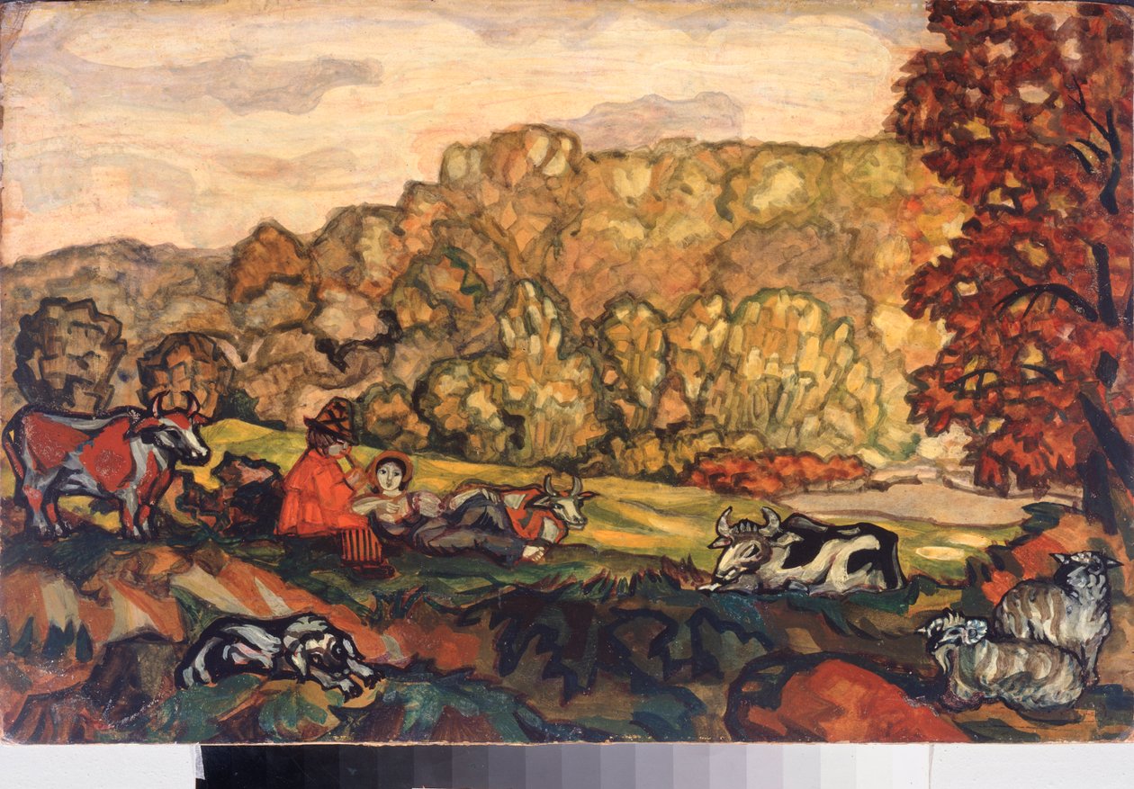 Pastoral Scene by Sergei Yurevich Sudeikin