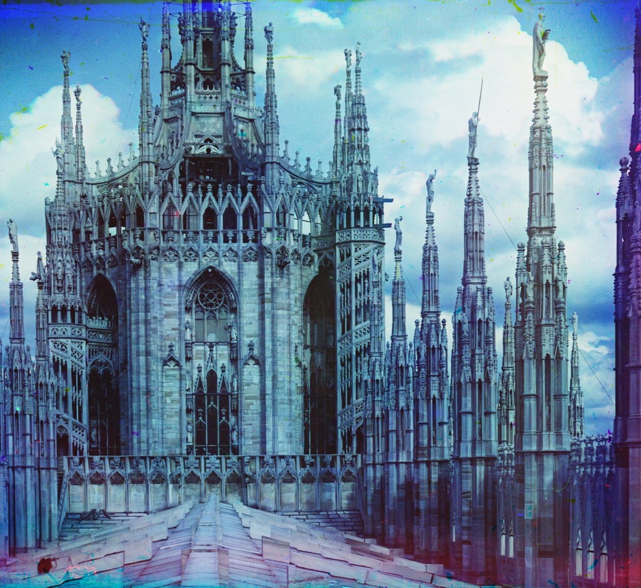 Milan Cathedral by Sergey Prokudin Gorsky