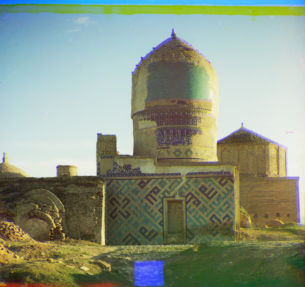 Tomb at Shakh-i Zindeh, Samarkand, 1905-1915 by Sergey Prokudin Gorsky
