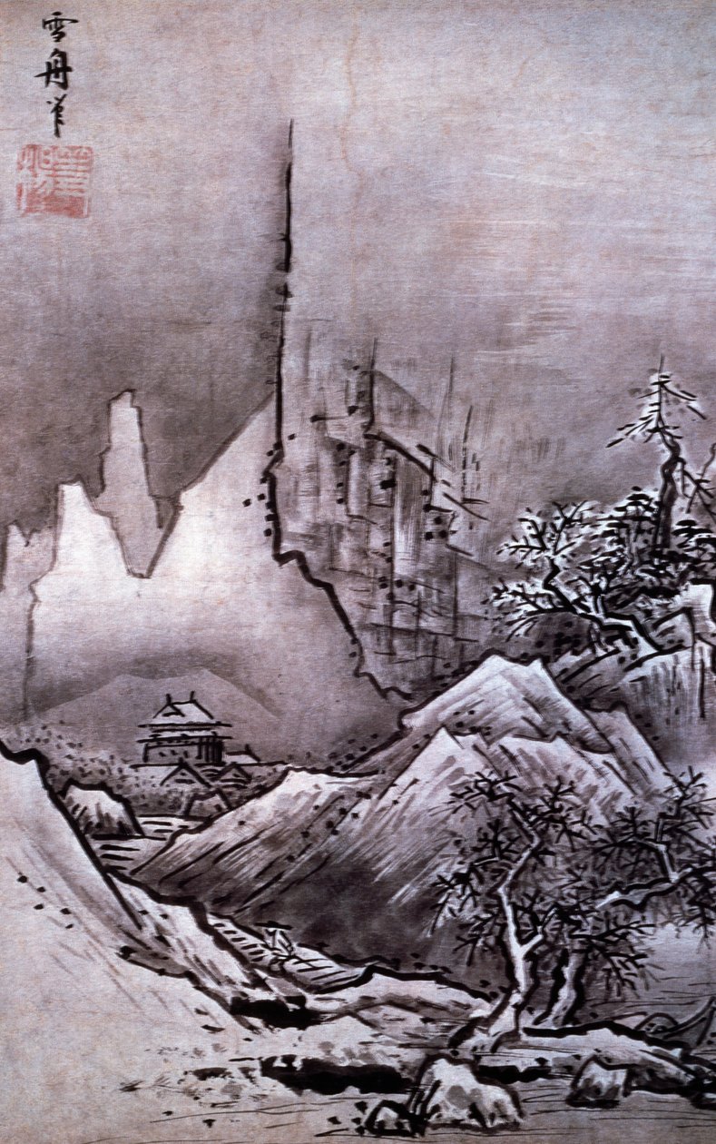 Winter Landscape by Sesshû Tôyô
