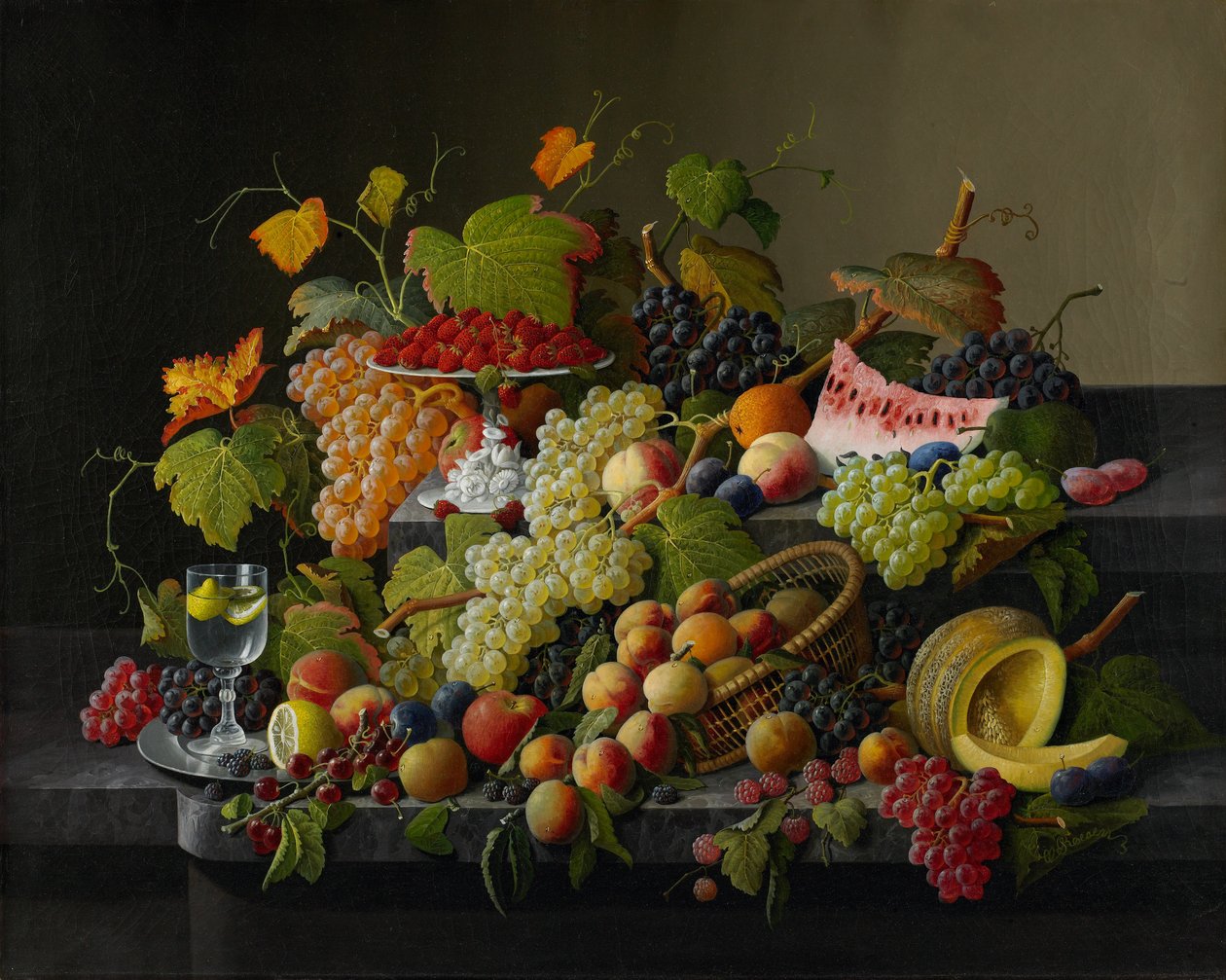 Abundant Fruit by Severin Roesen