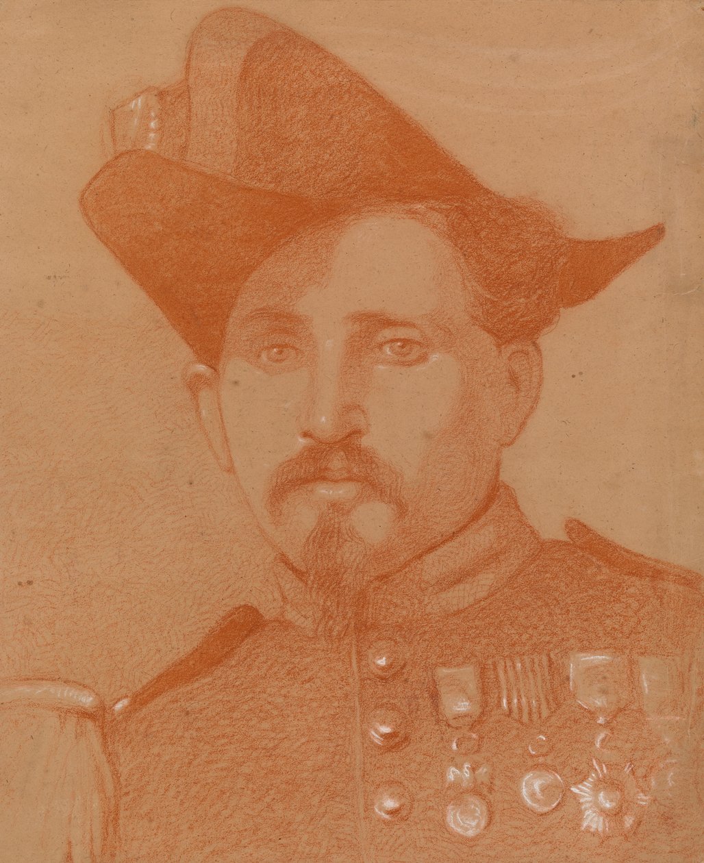 Portrait of an Italian Soldier by Severin Falkman