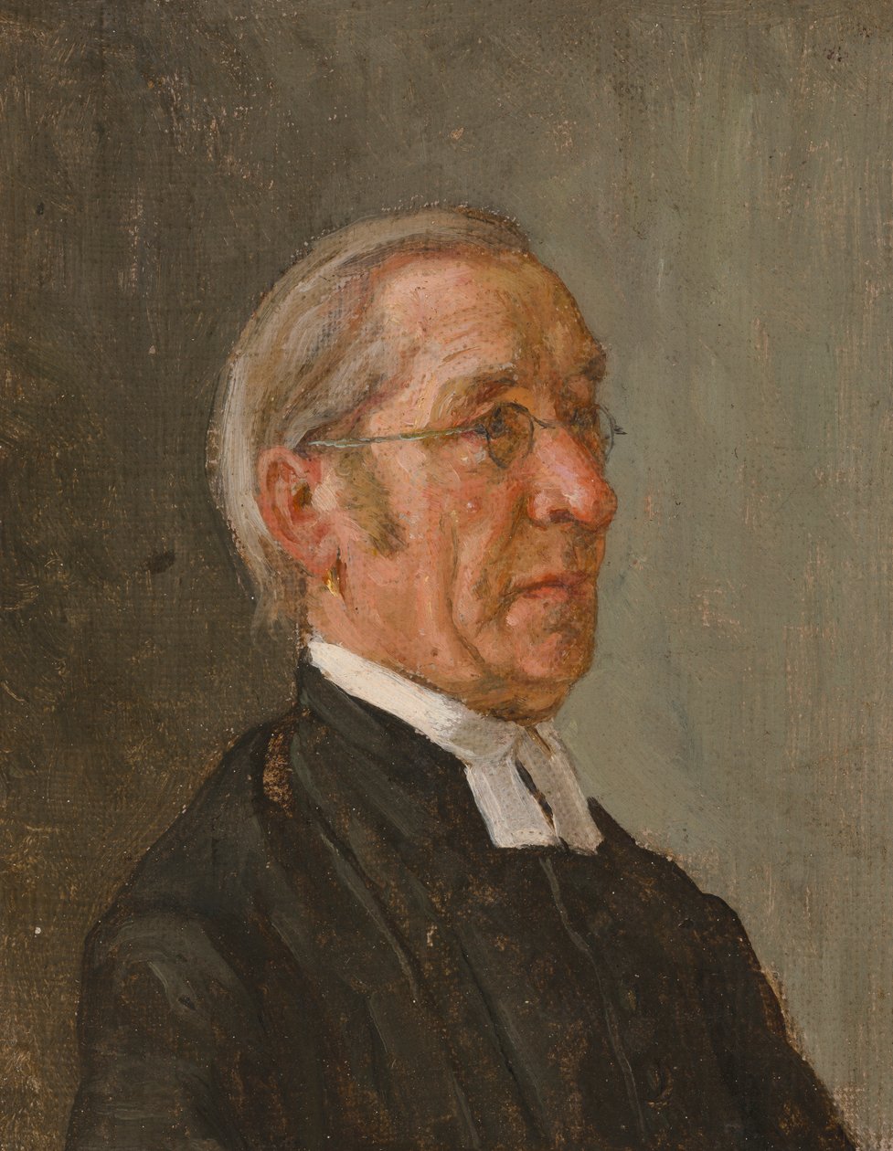Portrait of a Priest by Severin Falkman