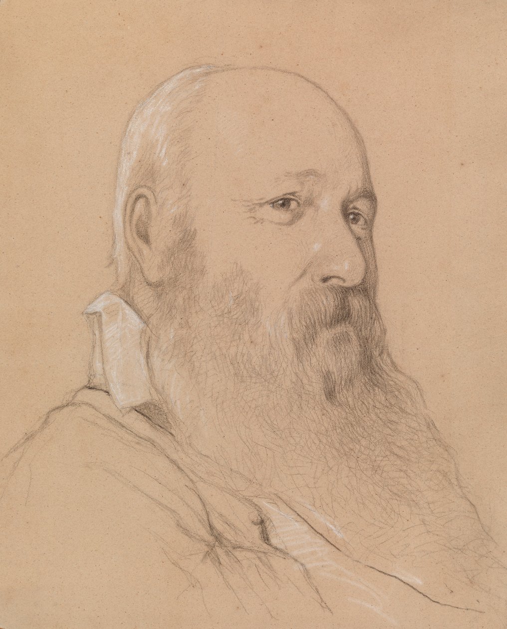 Portrait of a Bearded Man by Severin Falkman