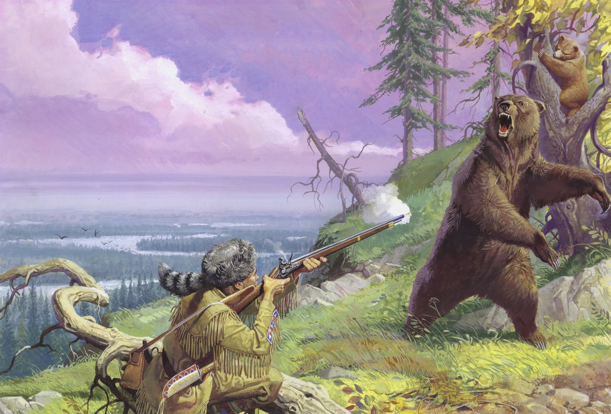 Daniel Boone Blazes the Wilderness Trail by Severino Baraldi