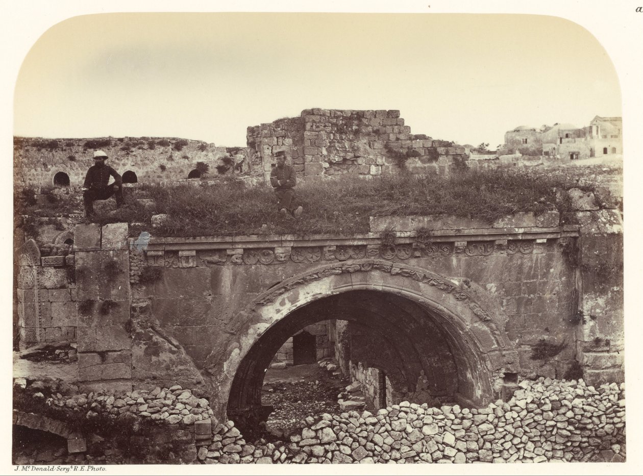 Entrance to Hospital of the Knights of St. John by Sgt. James M. McDonald