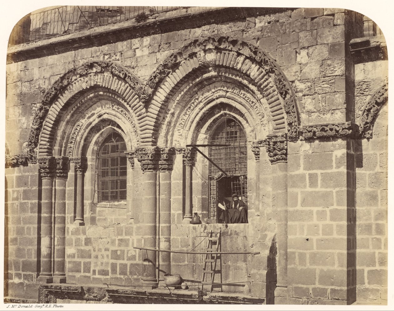 Window in the South Face of the Church of the Holy Sepulchre by Sgt. James M. McDonald