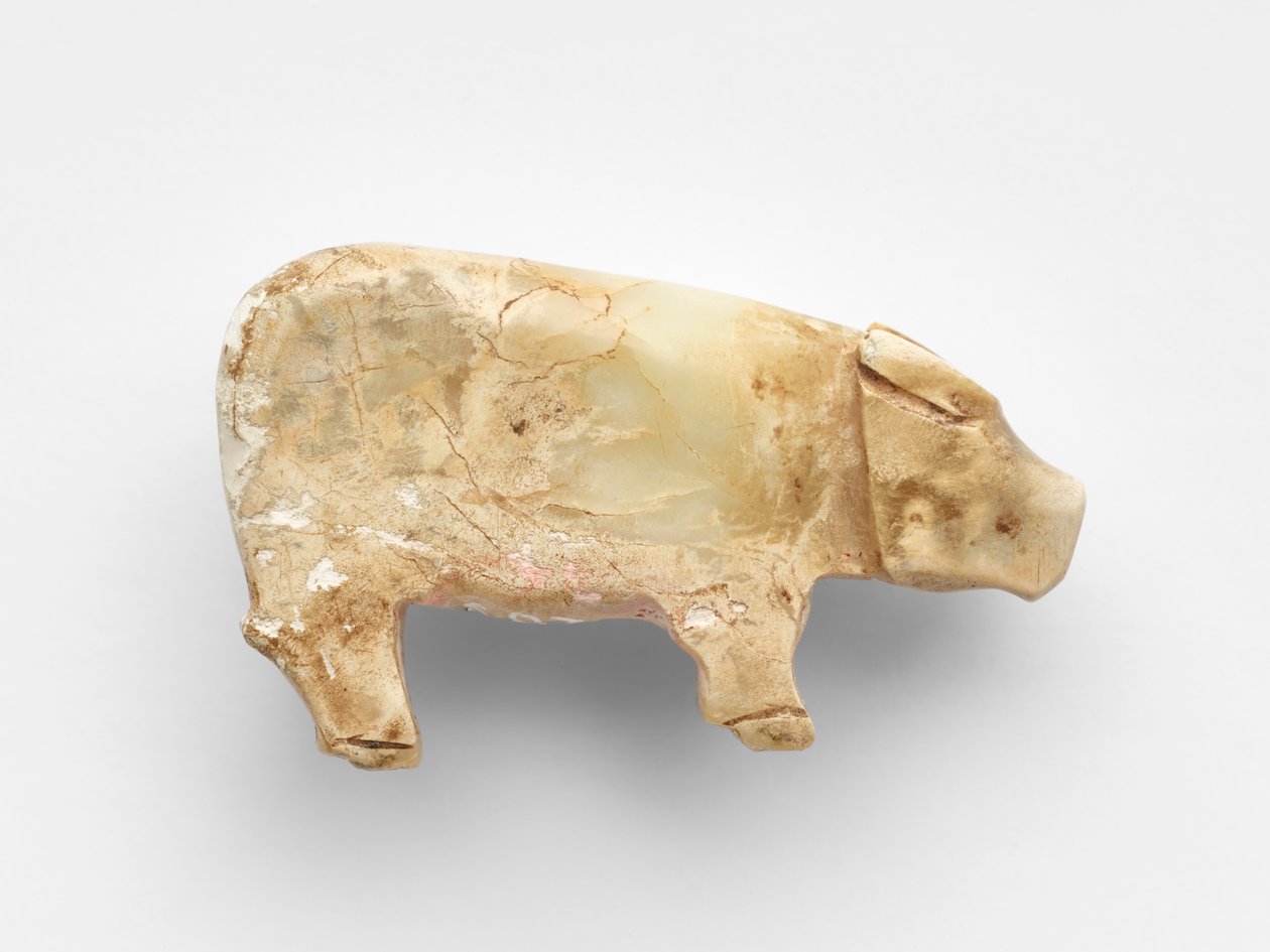 Pendant in the Form of a Water Buffalo, c.1100-1000 BC by Shang Dynasty Chinese School
