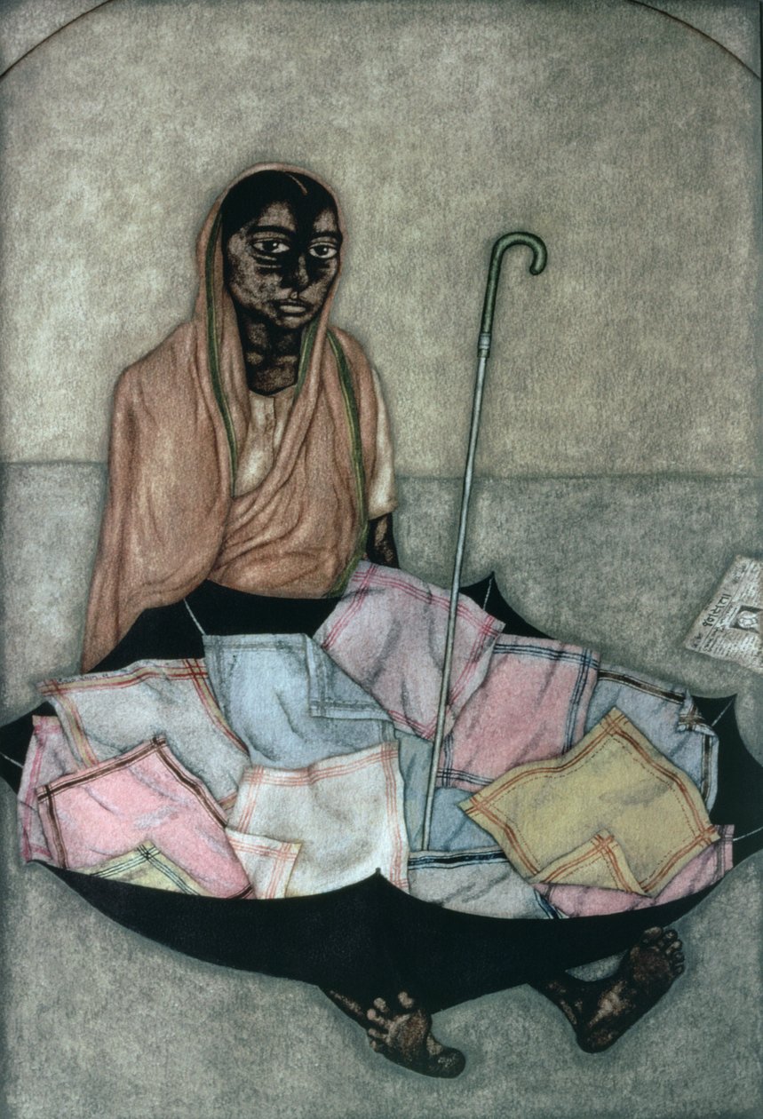 Handkerchief Seller by Shanti Panchal