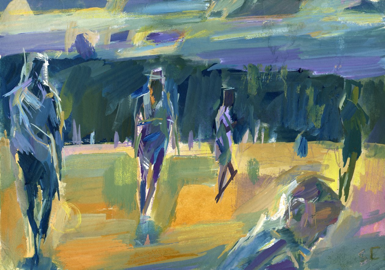 Afternoon in the Park, 2024 by Shaun Carey
