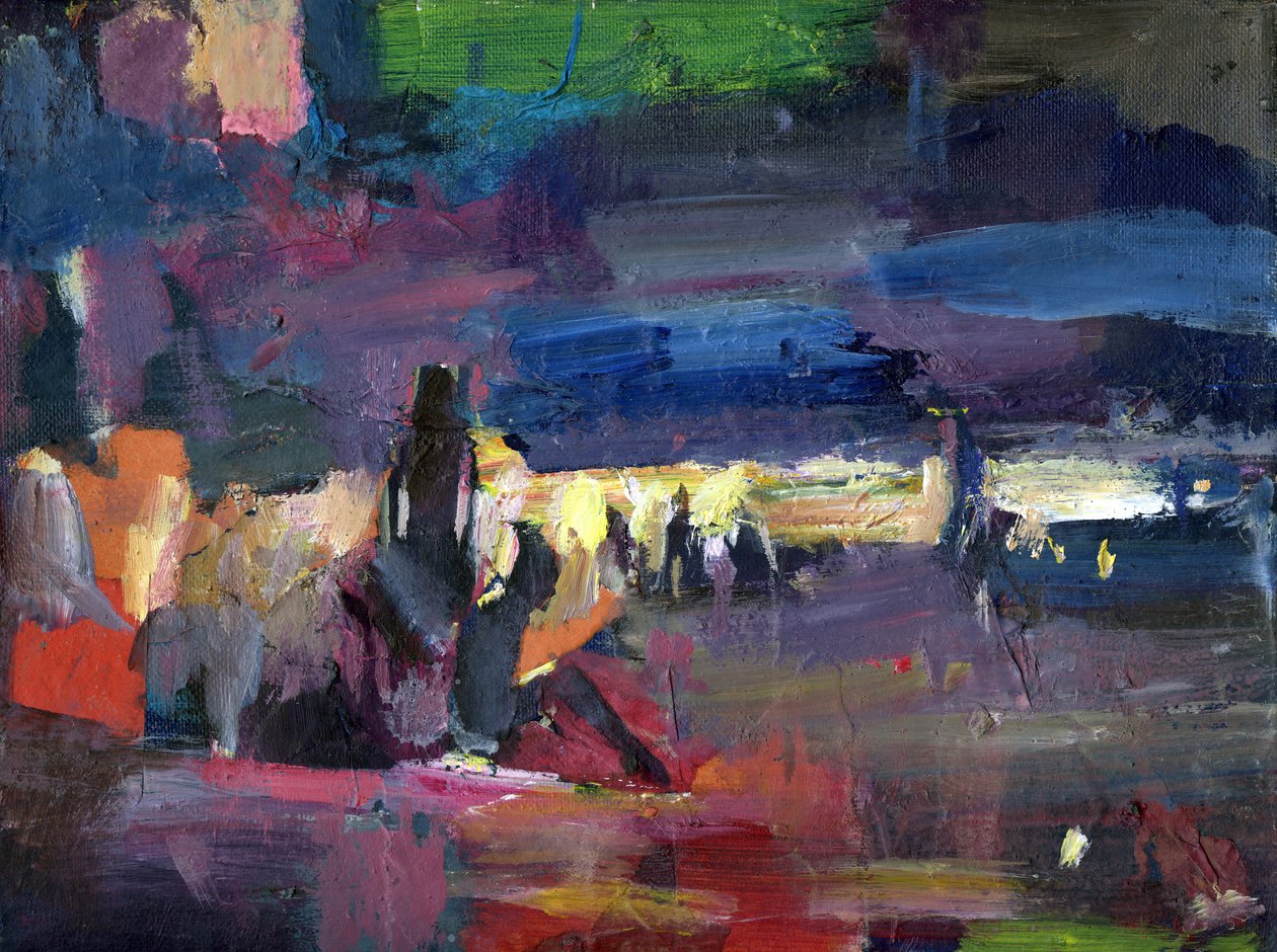 Figures on the Beach, 2024 by Shaun Carey
