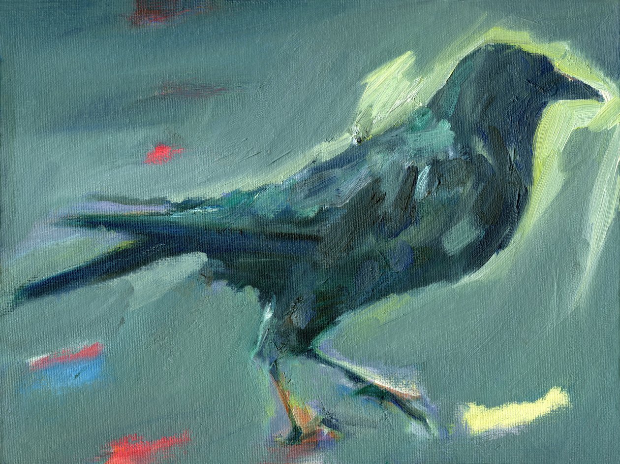 Walking Crow, 2024 by Shaun Carey