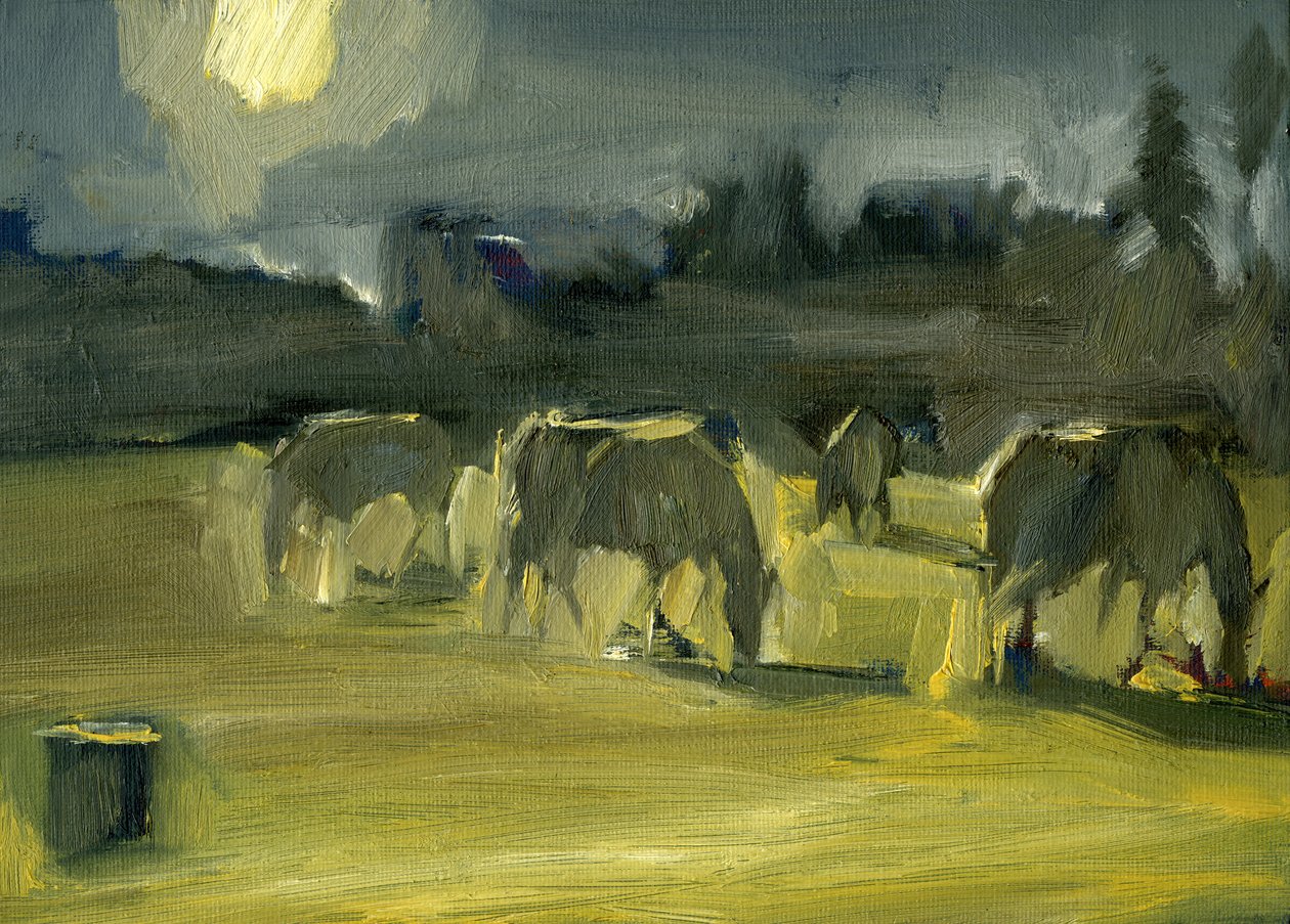 Winter Horses, 2024 by Shaun Carey