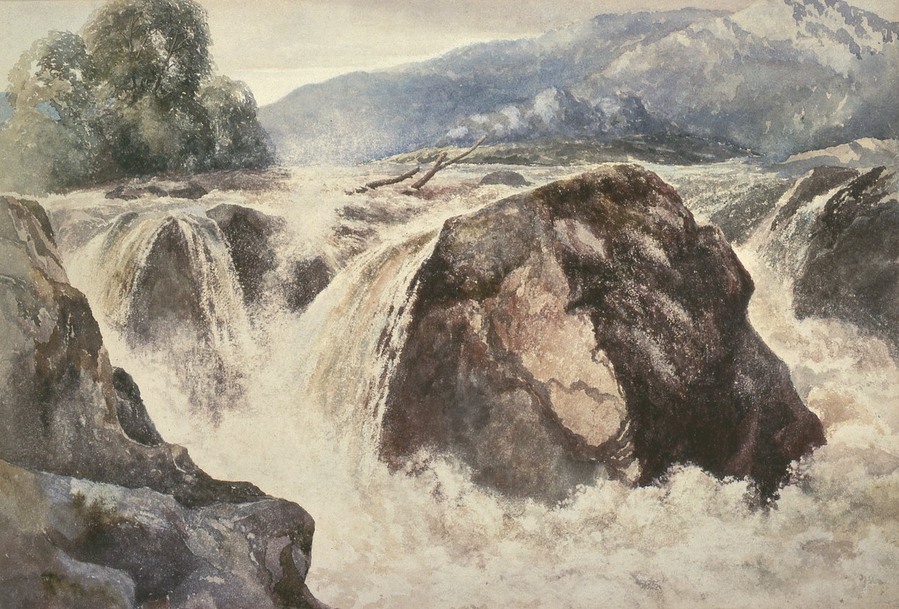 A Waterfall by Sheldon Burrows Adams