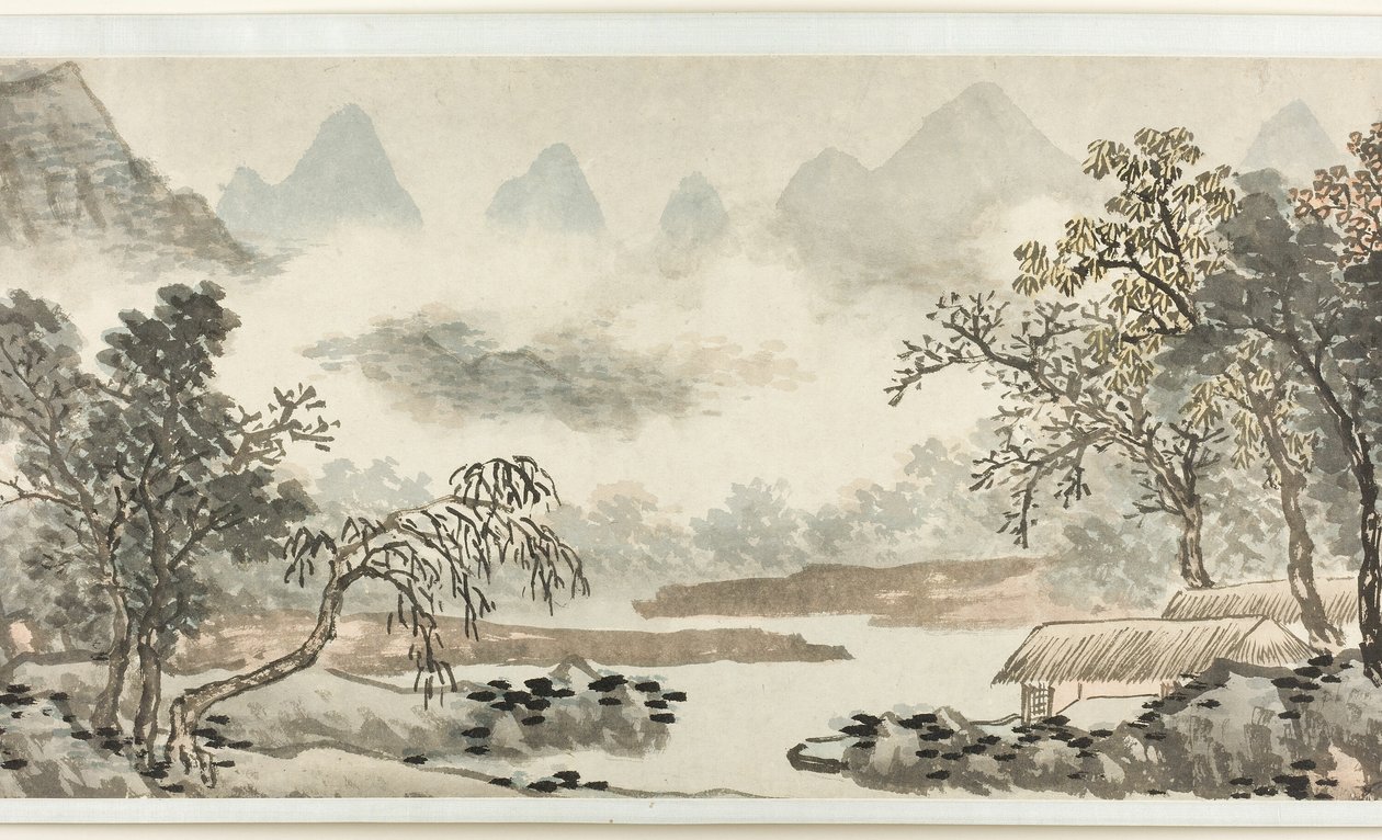 Clouds over the River before Rain by Shen Zhou