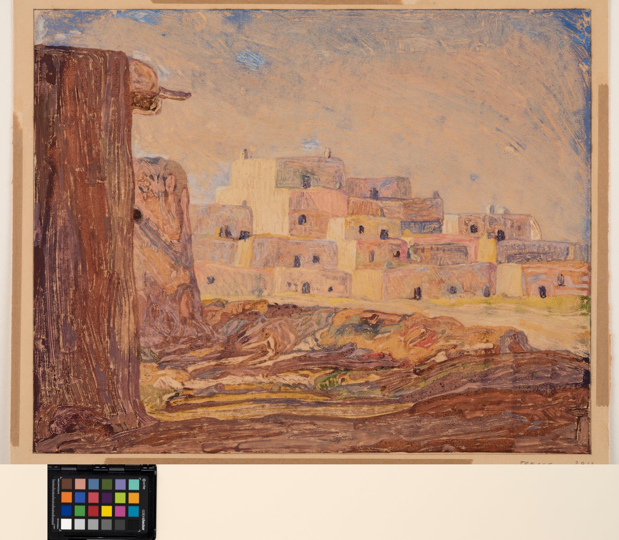 Indian Village, c.1928 by Sherman Trease