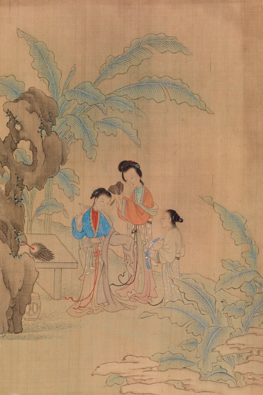 Three Figures in a Landscape by Shih Fu Chuiu Ying Shih Fu Chuiu Ying