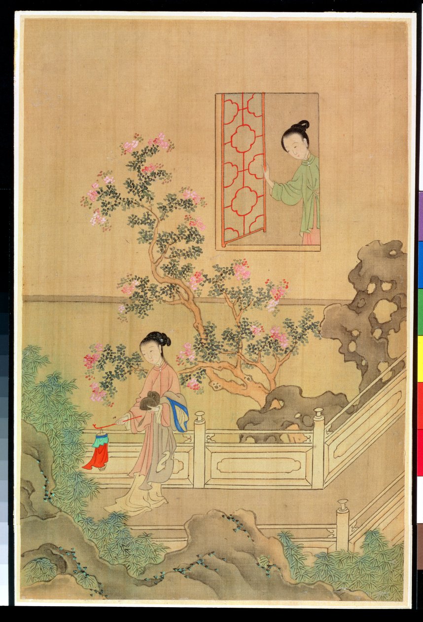 Woman in Garden by Shih Fu Chuiu Ying Shih Fu Chuiu Ying