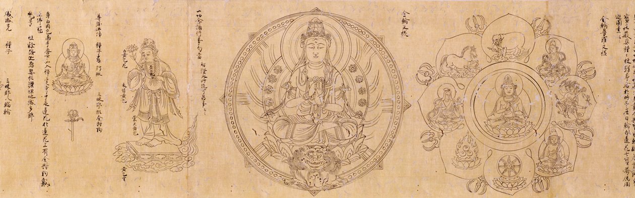Buddhist Divinities in Two Volumes by Shinkaku