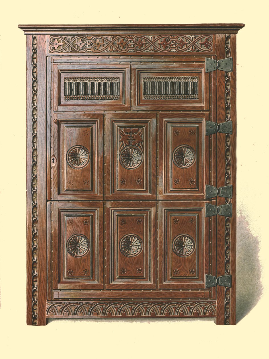 Welsh oak cupboard by Shirley Charles Llewellyn Slocombe