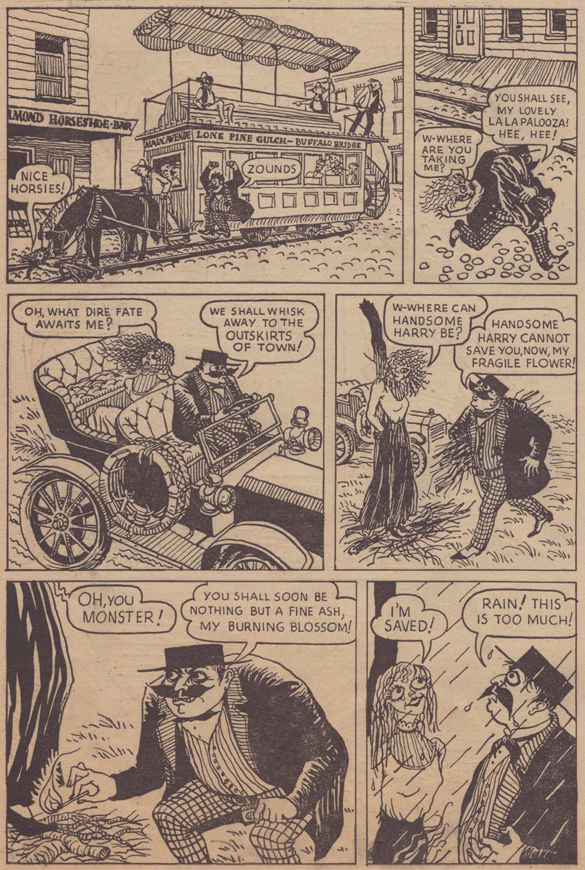 Desperate Desmond, Cartoon Strip by Shirley Markham