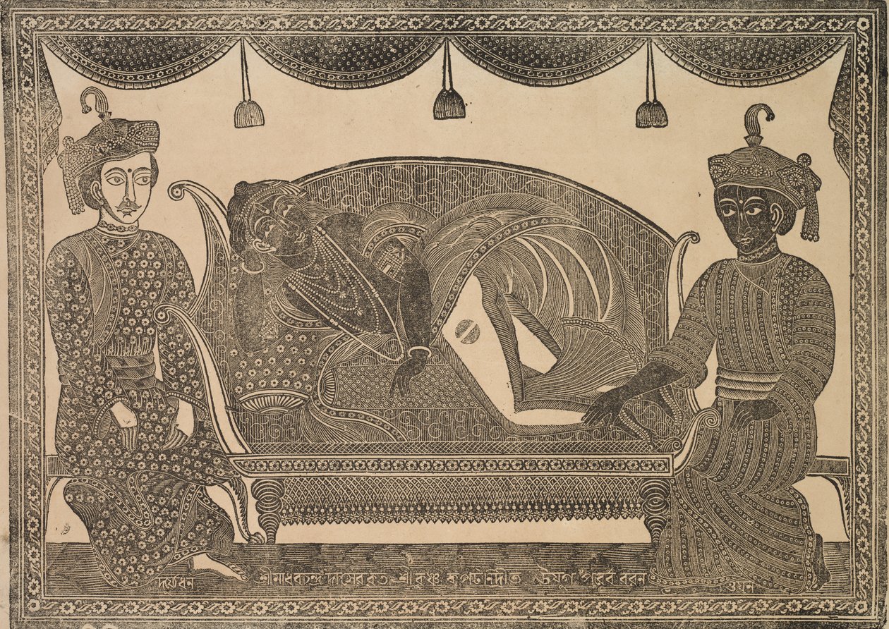 Kalighat Painting by Shri Gobinda Chandra Roy