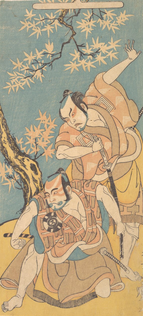 Scene From The Drama Otokoyama Yunzei Kurabe by Shunsho