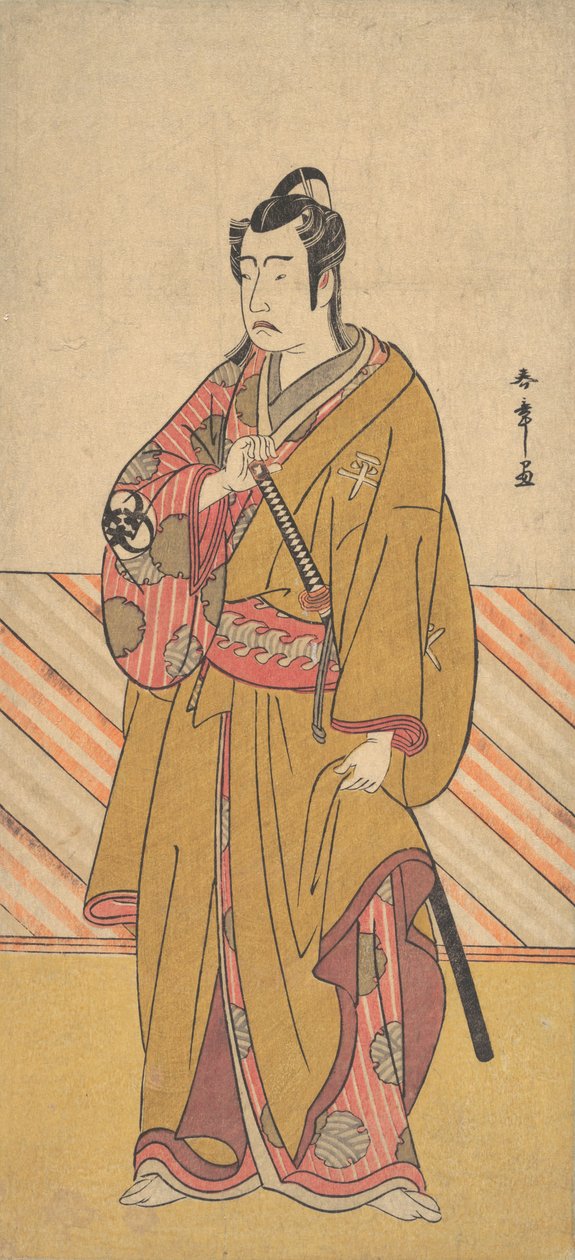 The Actor Bando Mitsugoro I as one of the Conen Otoko or Five Kyokaku by Shunsho