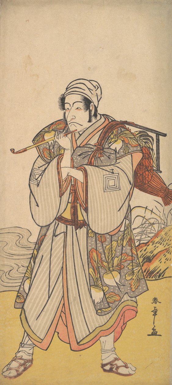 The Actor Danjuro III as an Itinerant Peddler by Shunsho