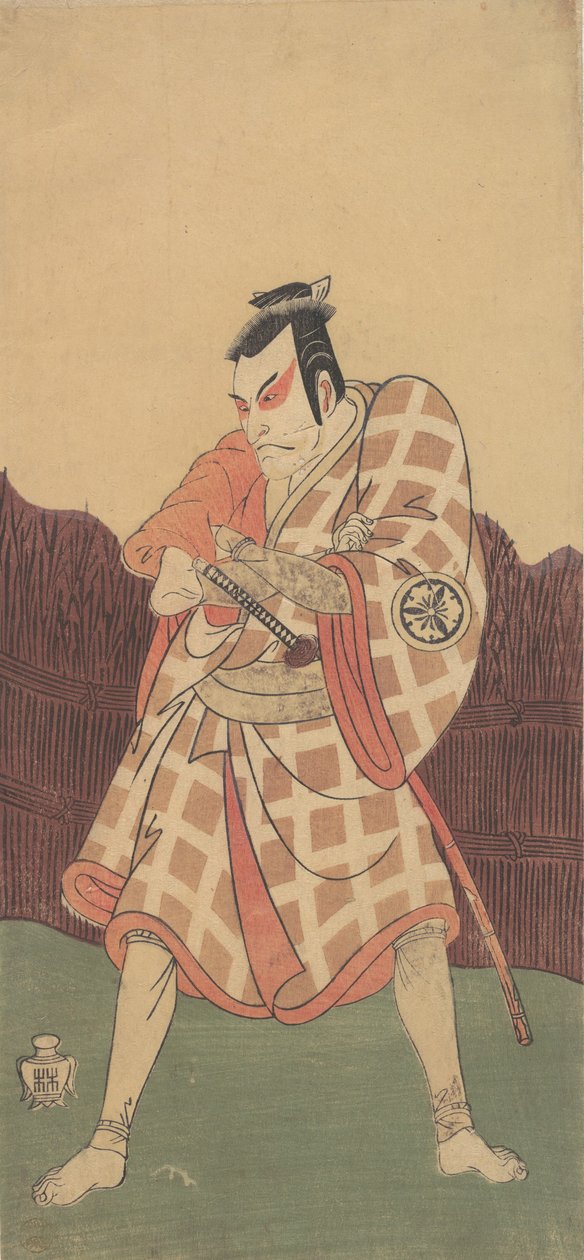 The Third Matsumoto Koshiro in the Role of Matsuomaru in Sugawara, summer, 1768 by Shunsho