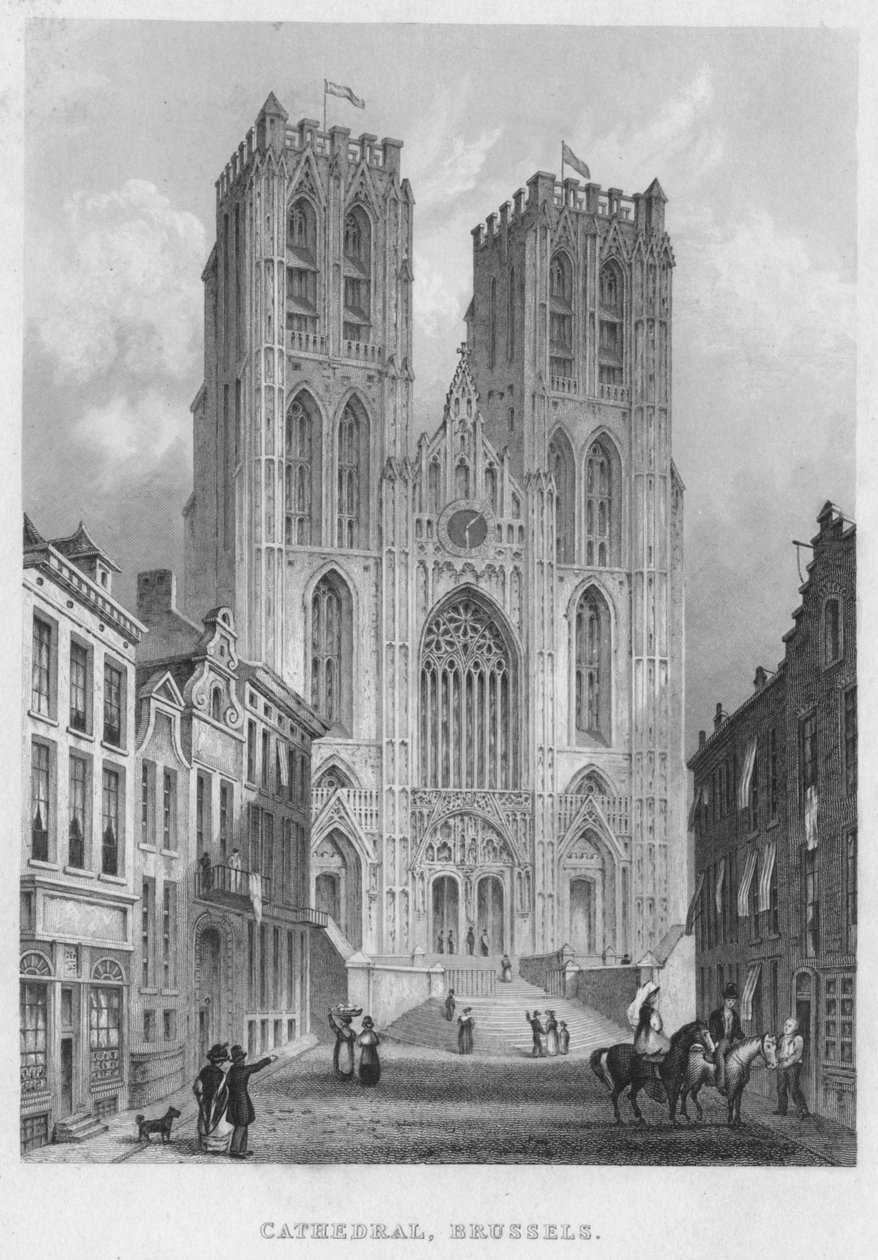 Cathedral, Brussels by Shury and Son
