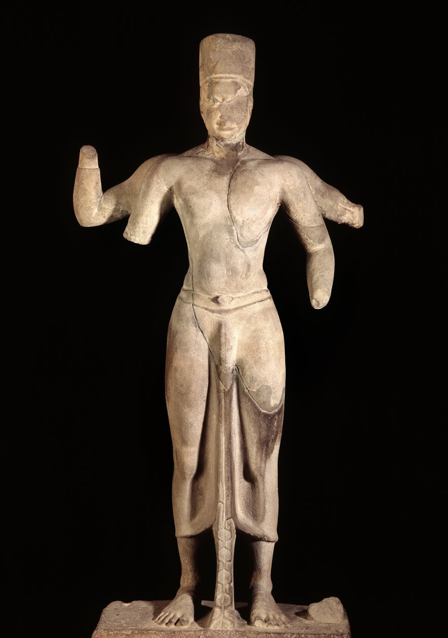 The famed Vishnu from Amphoe Takua Pa, 8th-9th century by Siamese School