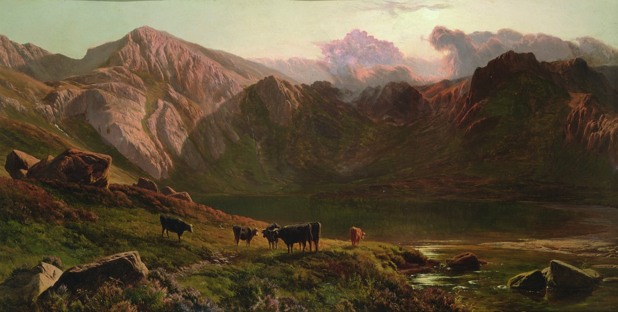 Llyn Idwal, North Wales by Sidney Richard Percy