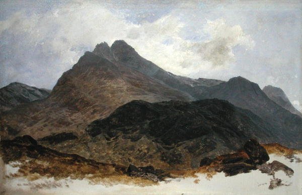 Mountain Study by Sidney Richard (circle of) Percy