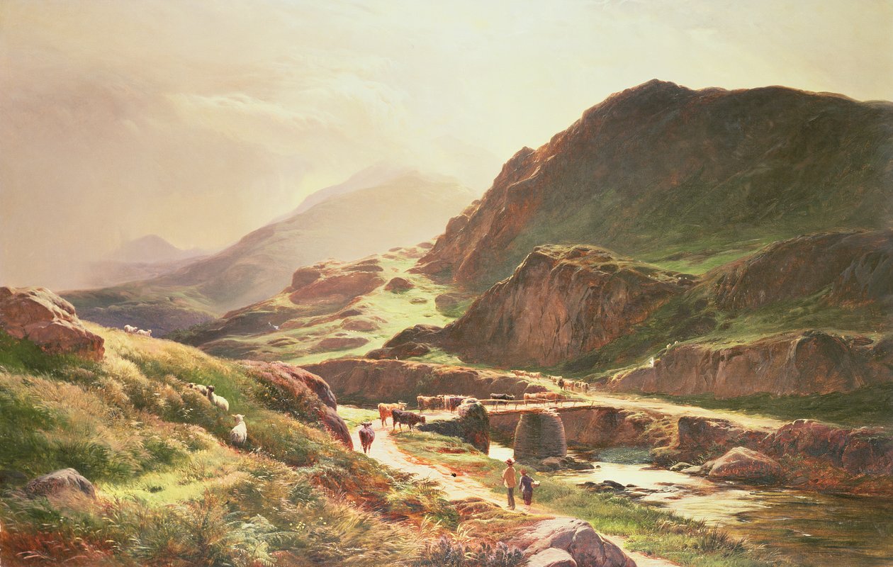 Highland Scene by Sidney Richard Percy
