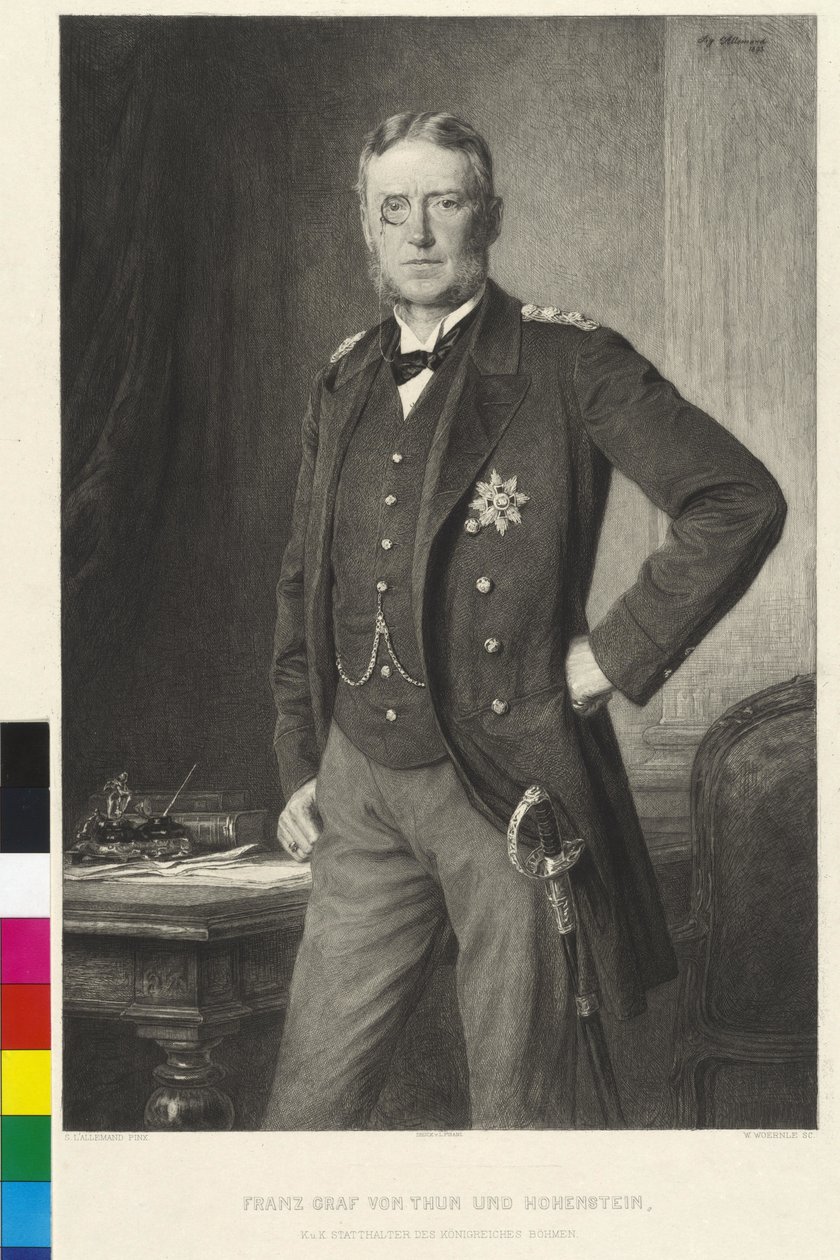 Franz von Thun und Hohenstein by Siegmund L