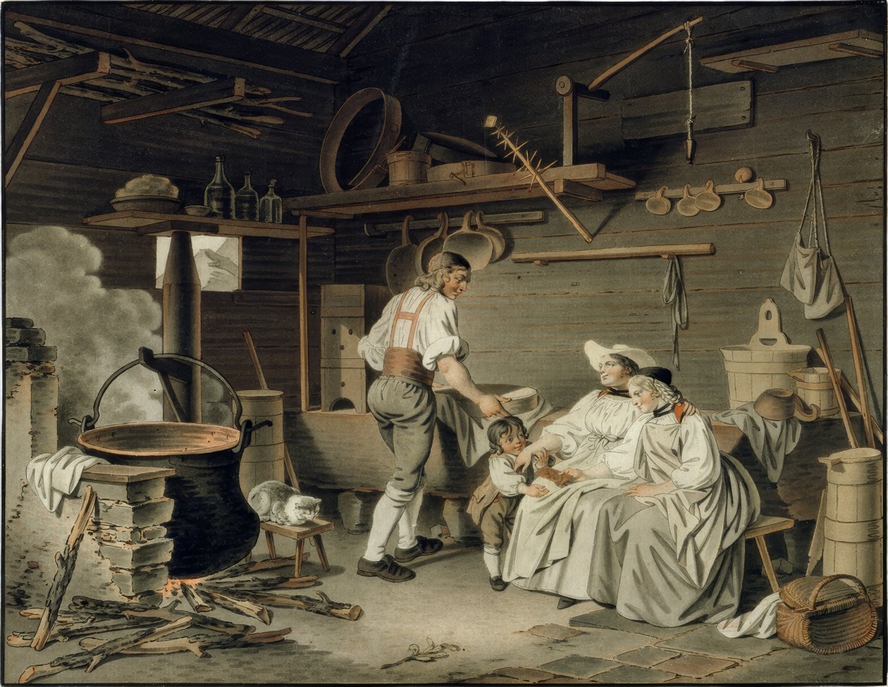 The Visit to the Alpine Hut by Sigmund Freudenberger